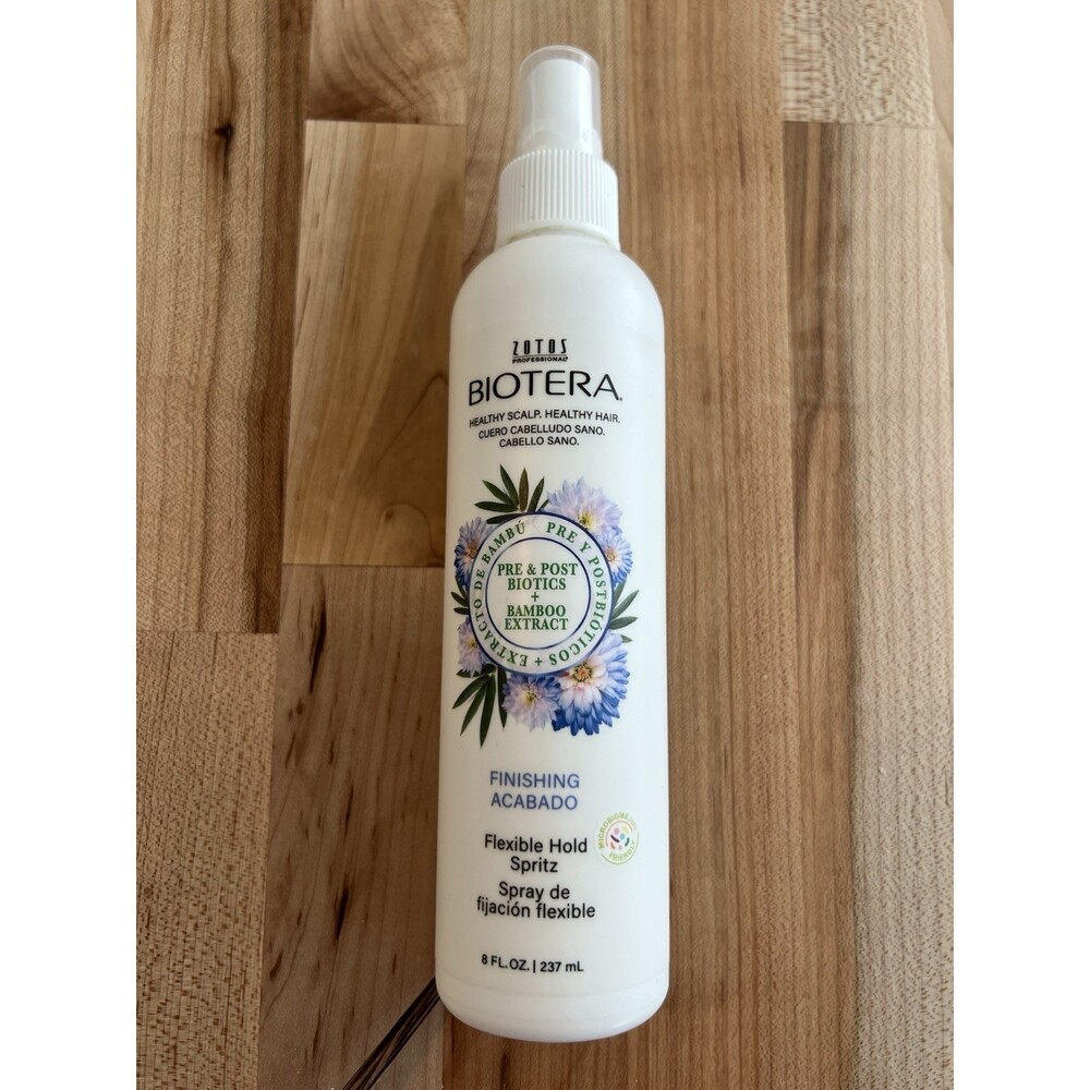 Zotos Biotera Flexible Hold Finishing Spritz Bamboo Extract Vegan - 8oz
